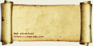 Rafailo Jaćimović vizit kartica